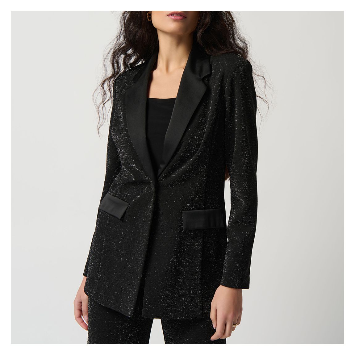 Black Glitter Blazer main product photo