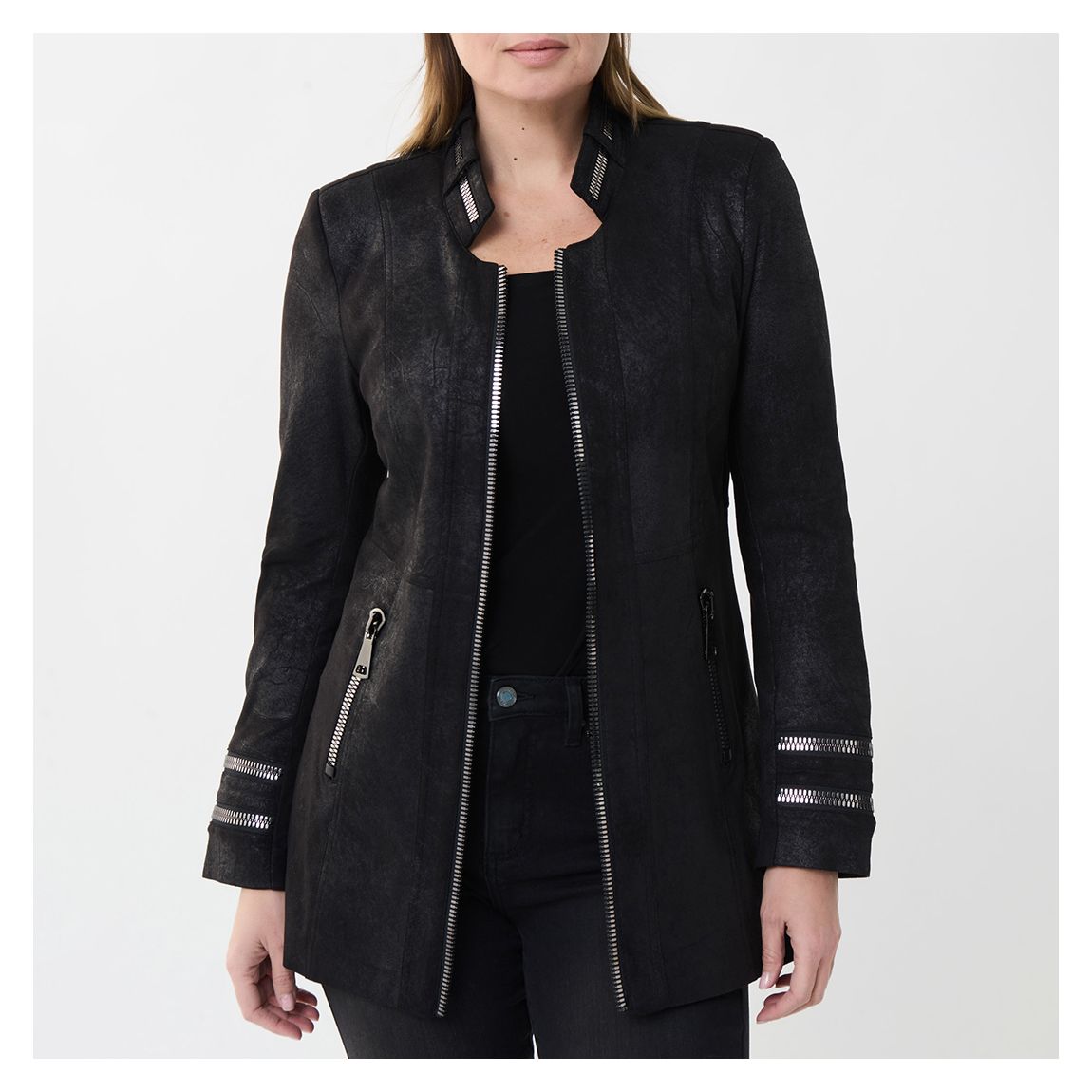 Black Zip Jacket main product photo