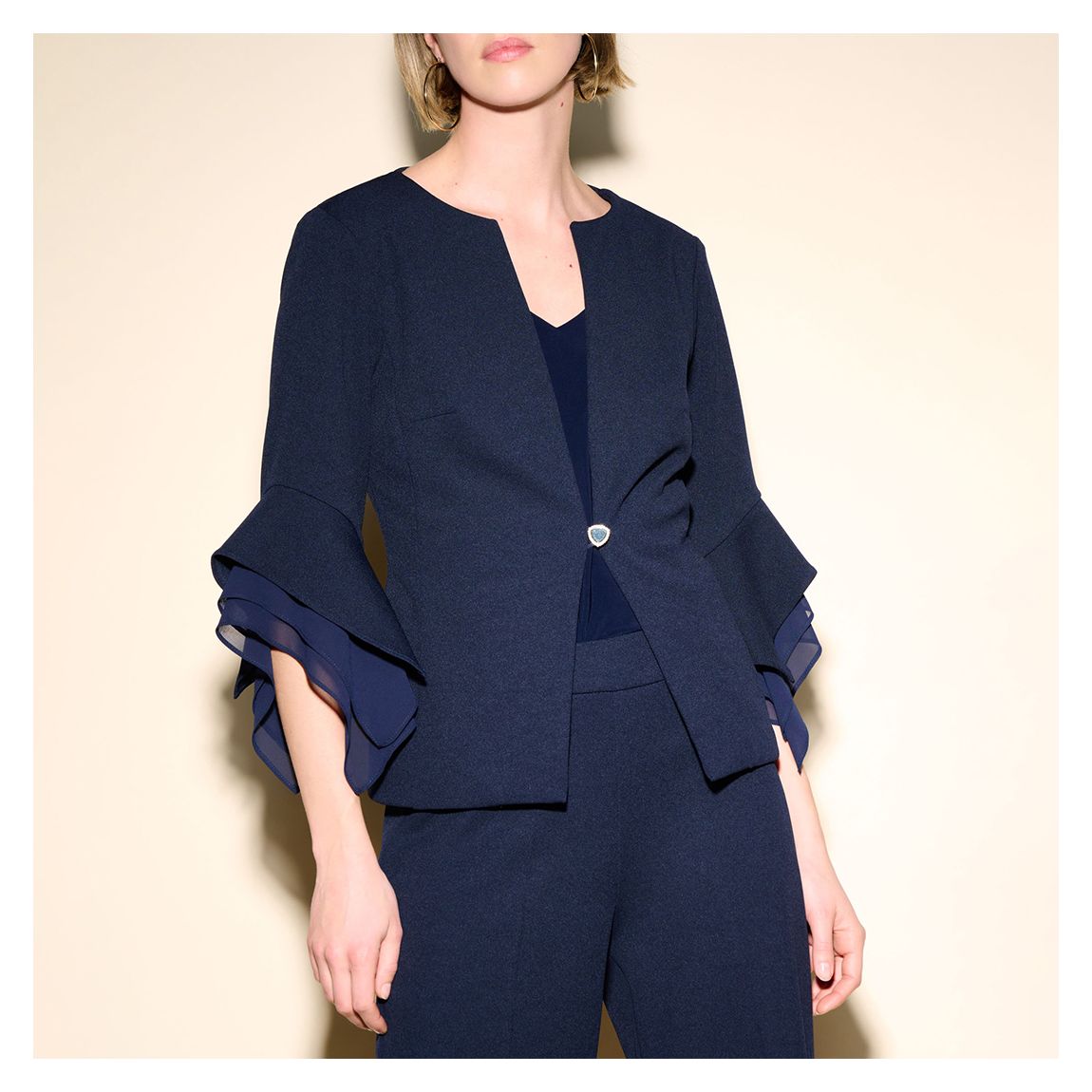 Navy Frill Jacket main product photo