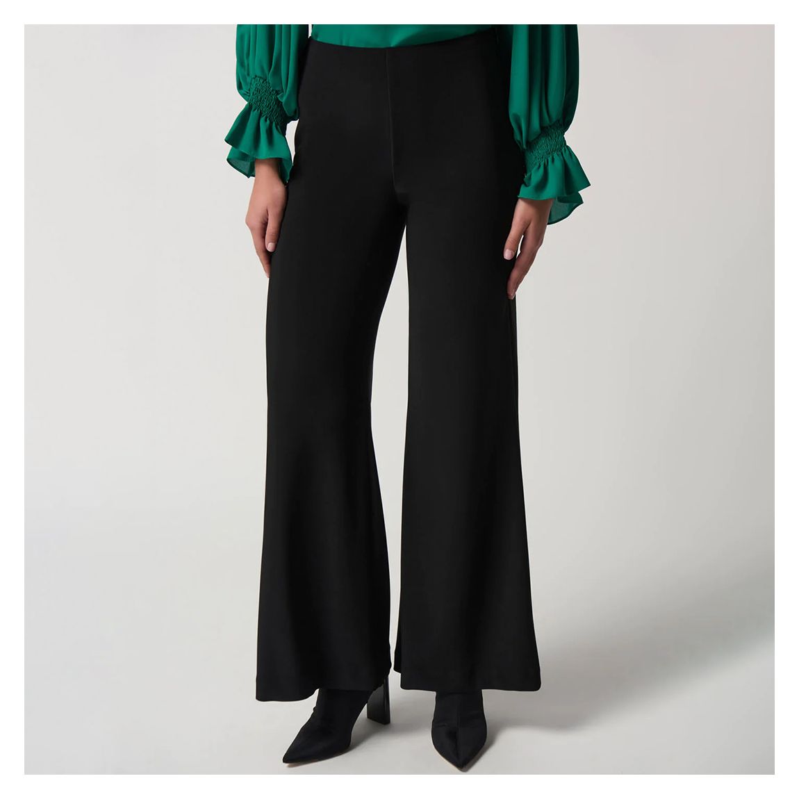 Black wide Leg Trousers main product photo