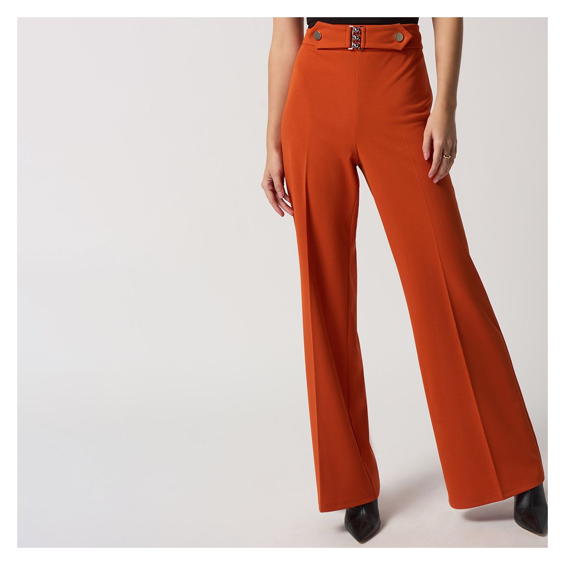 Orange High Waist Wide Leg Trouser main product photo