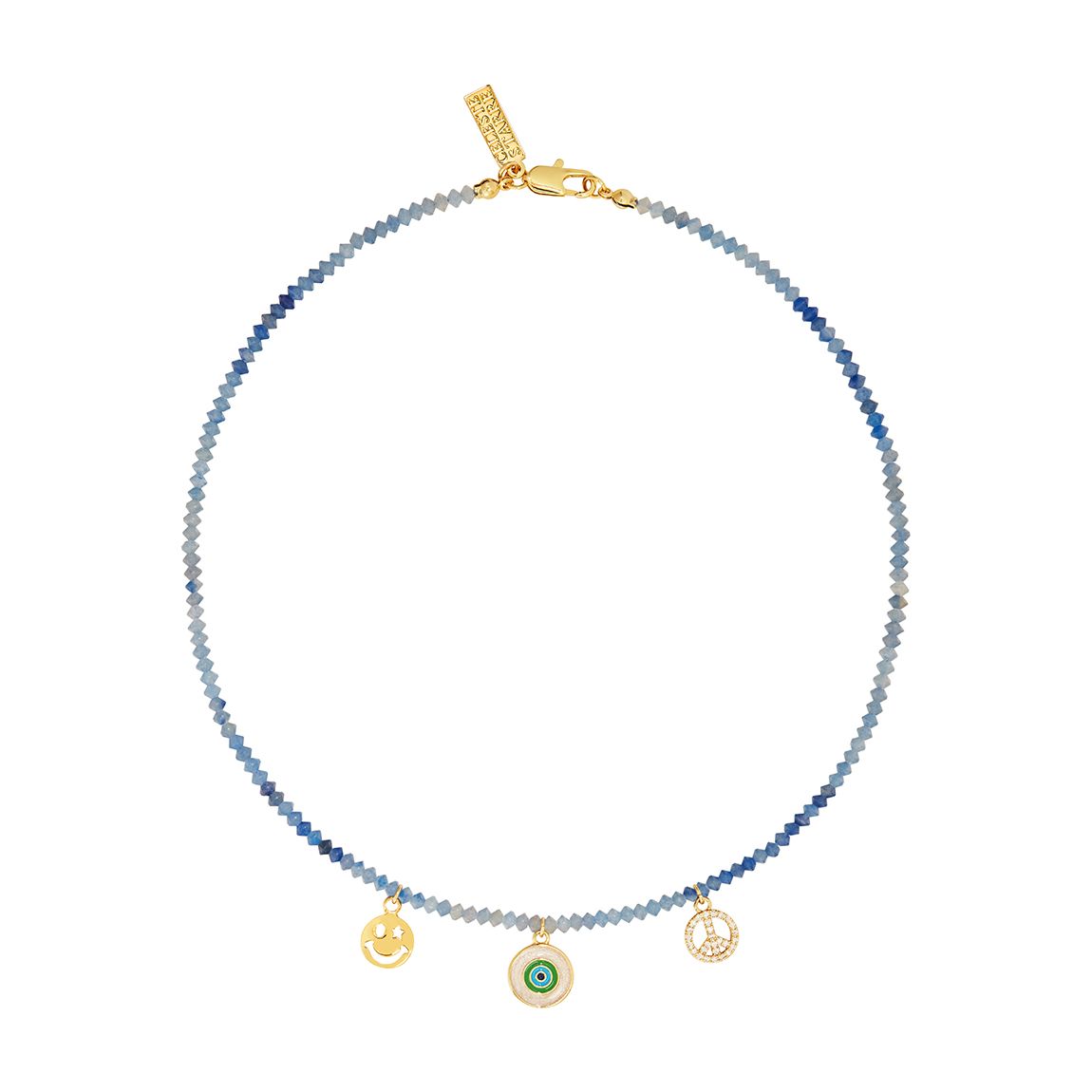 18K Recycled Gold Lucky In Laugh Necklace main product photo
