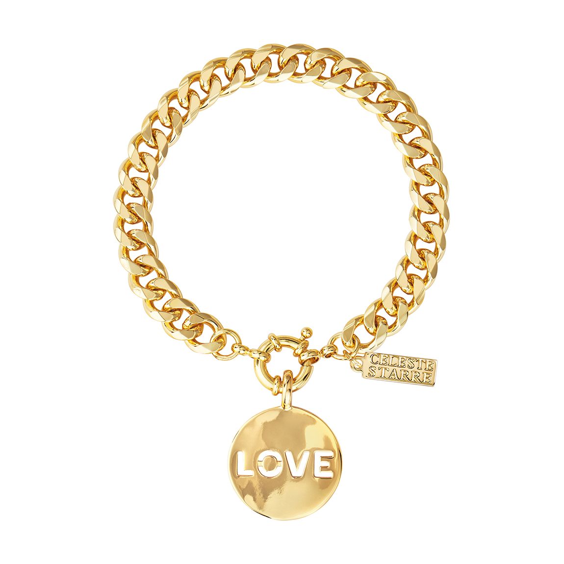 18K Recycled Gold Love Conquers All Bracelet main product photo