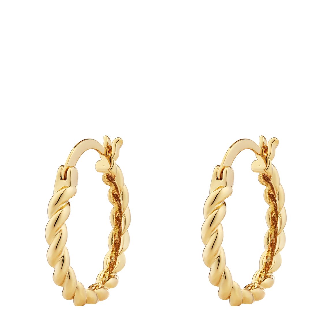 18K Recycled Gold Sailor's Twist Earrings main product photo