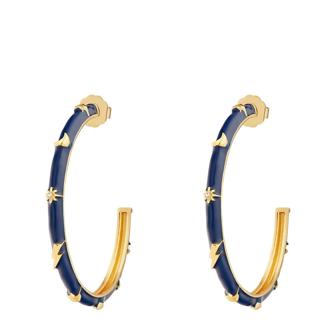 18K Recycled Gold Thunder Sky Earrings main product photo