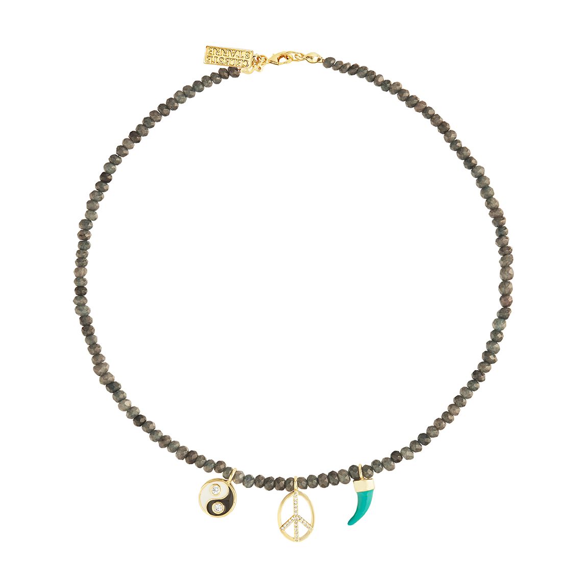 18K Recycled Gold Balance Your Peace Necklace main product photo
