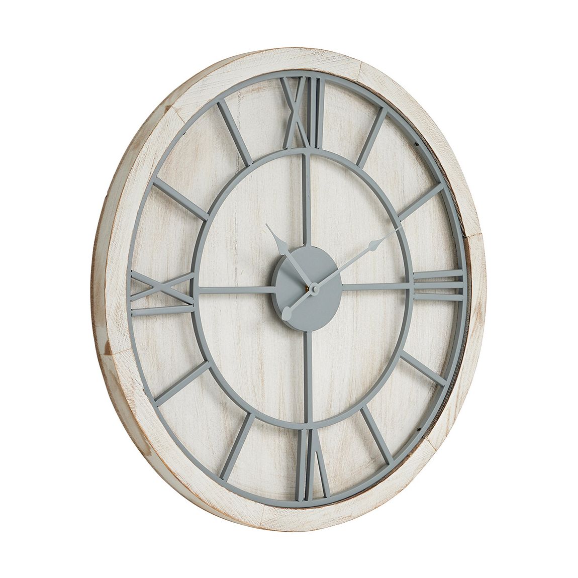 Williston White Wall Clock main product photo