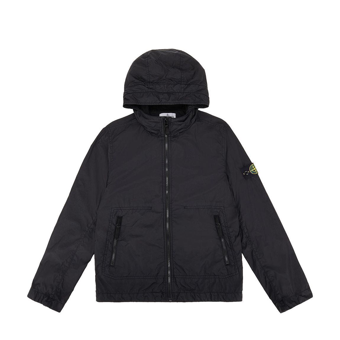 Black Crinkle Reps Nylon Jacket main product photo