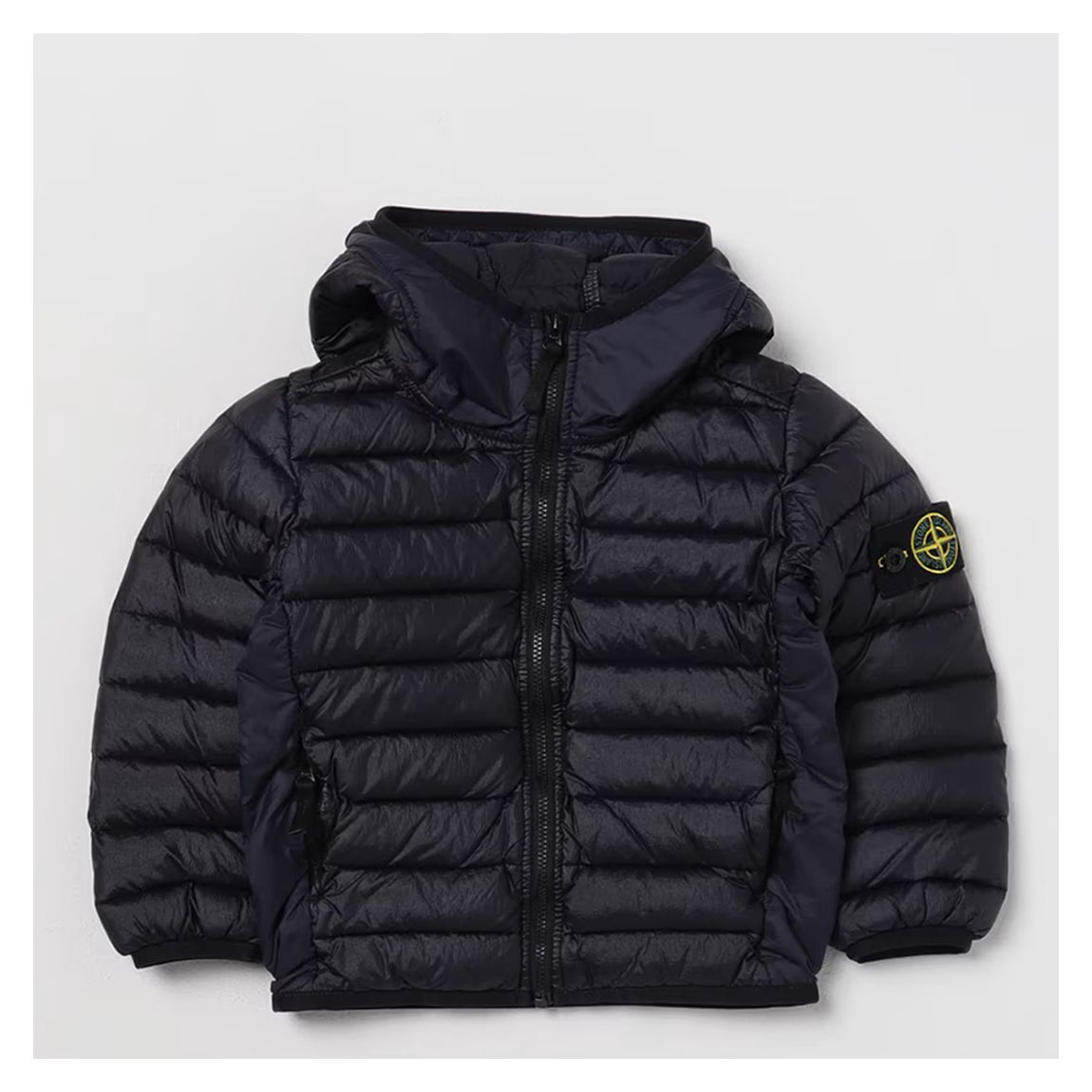 Navy Hooded Down Jacket main product photo