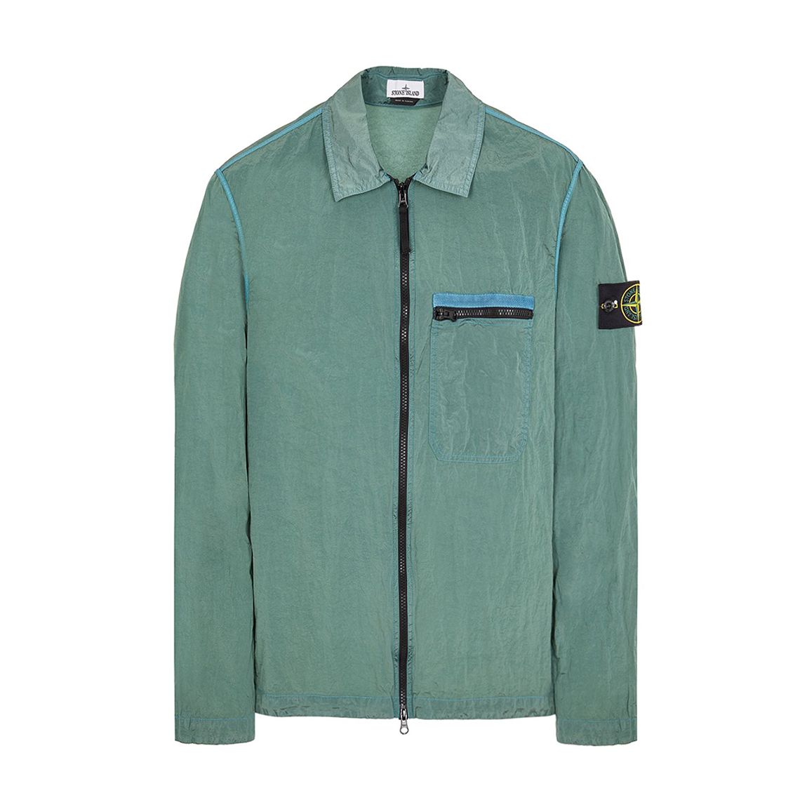 Light Green Nylon Overshirt main product photo