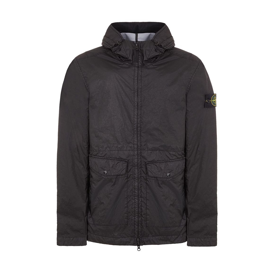 Black Hooded Puffer Jacket main product photo