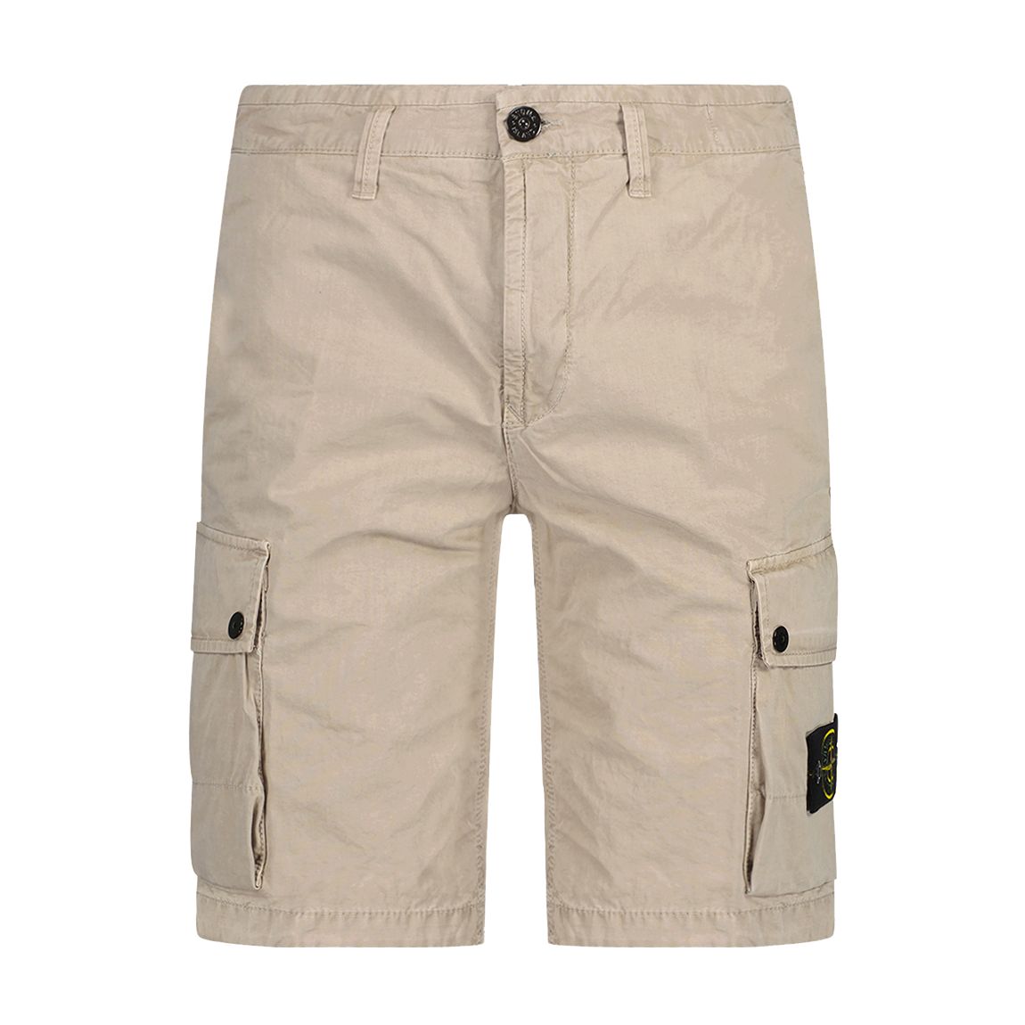 Beige Garment Dyed Shorts main product photo