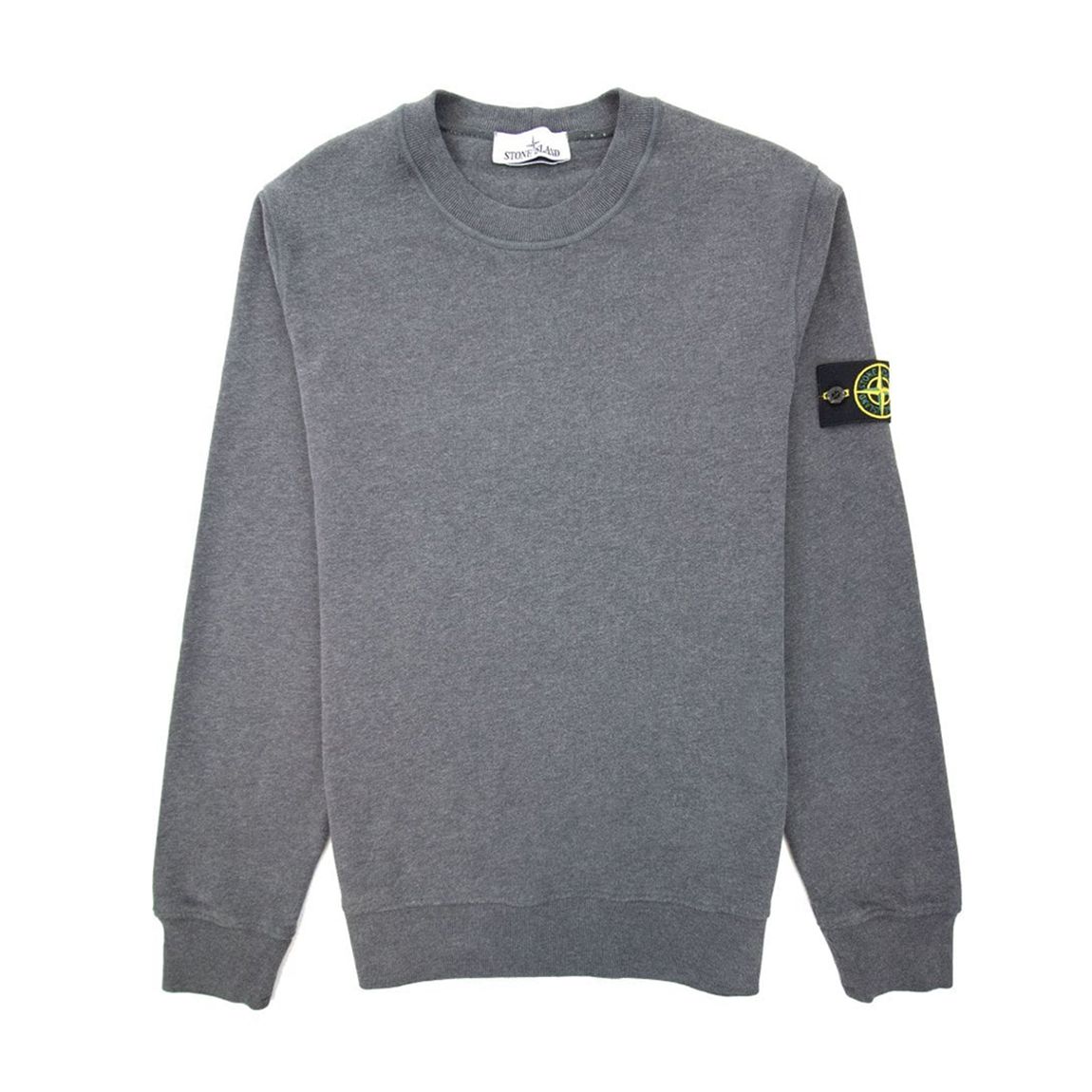 Grey Crew Neck Fleece Sweatshirt main product photo
