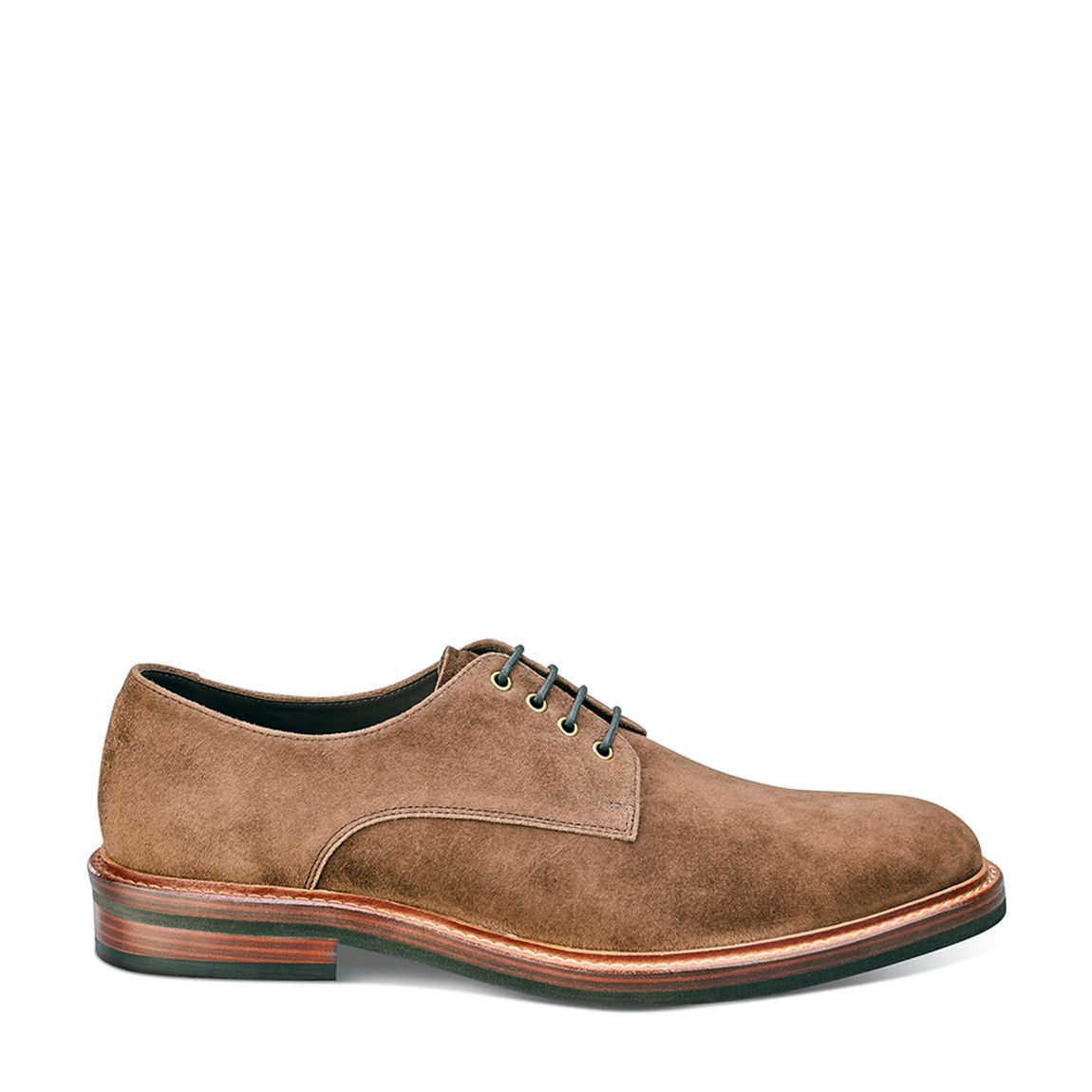 Barlow Brown Suede Derby Shoe main product photo