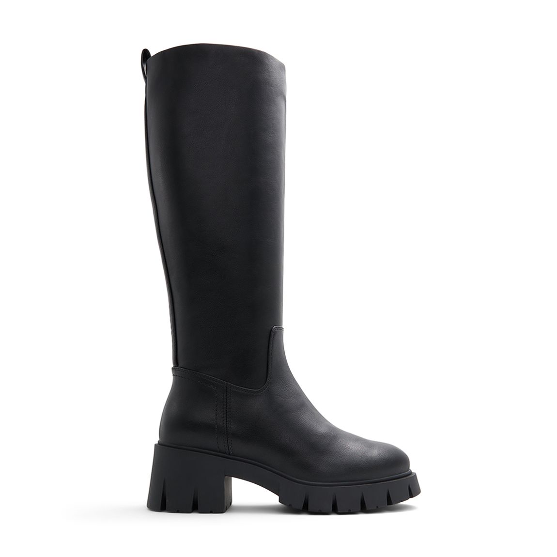 Black Opaelle Platform Knee High Boots main product photo
