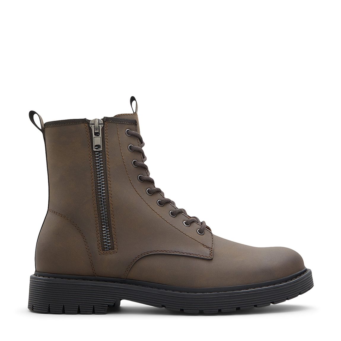 Brown Housten Chunky Combat Boots main product photo