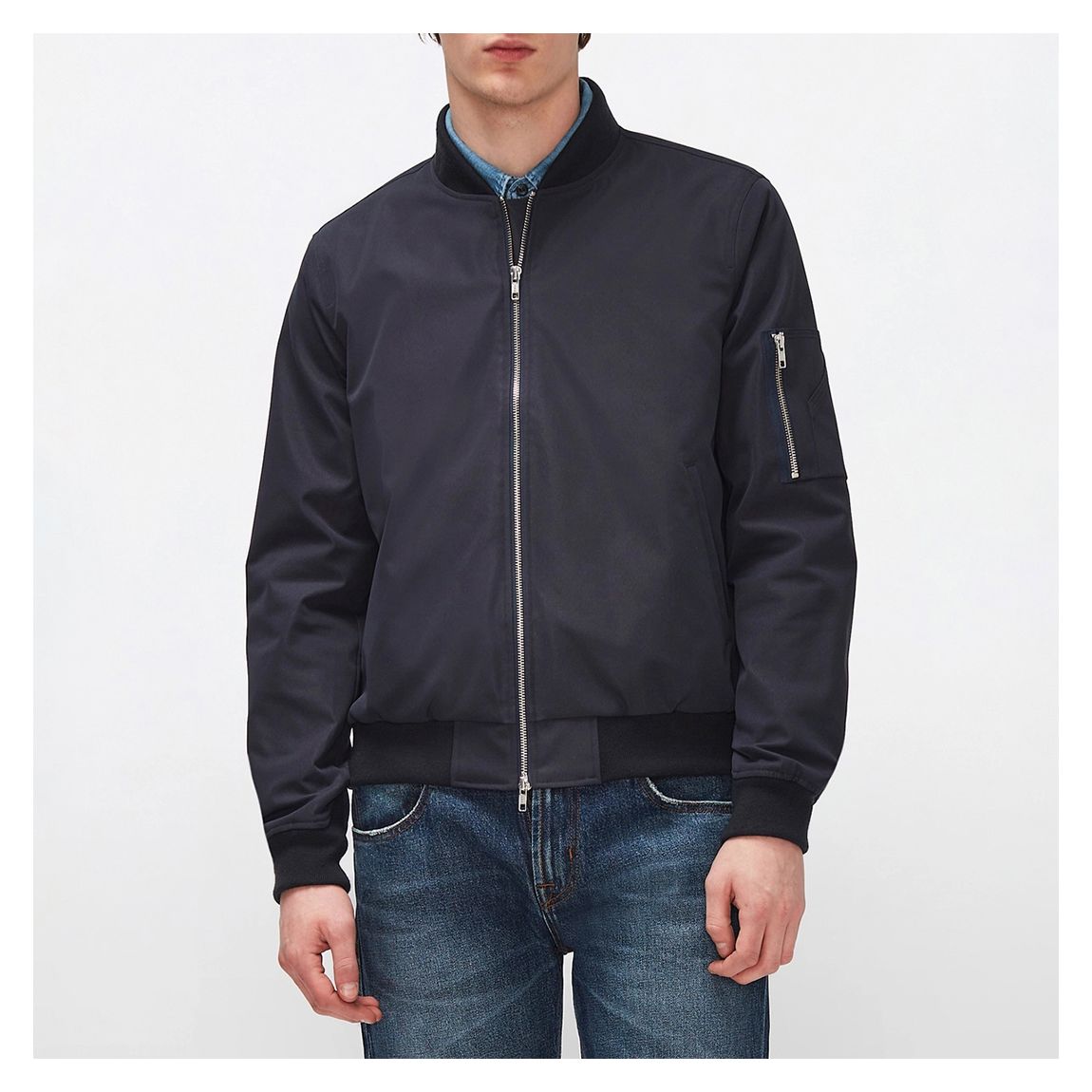 Bomber Jacket Tech Series Navy main product photo