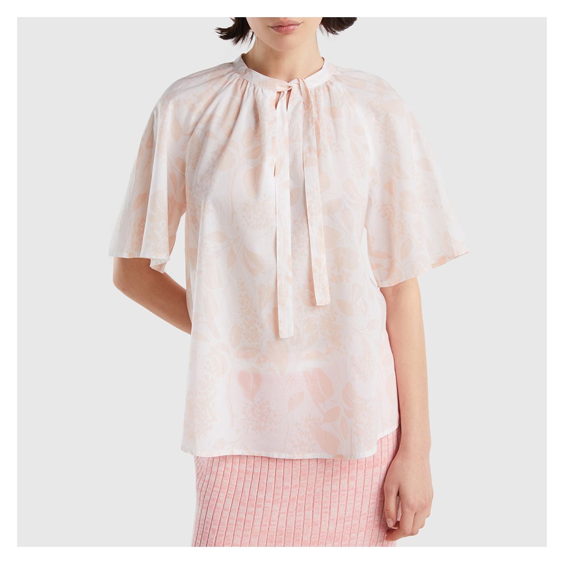 Pink Cotton Blouse main product photo