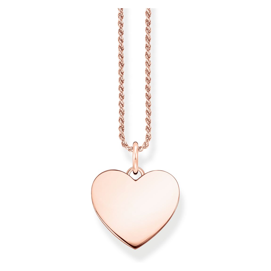 Rose Gold Glam & Soul Heart Necklace main product photo