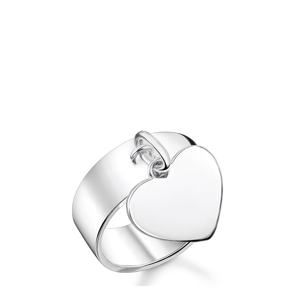Sterling Silver Glam & Soul Heart Ring main product photo
