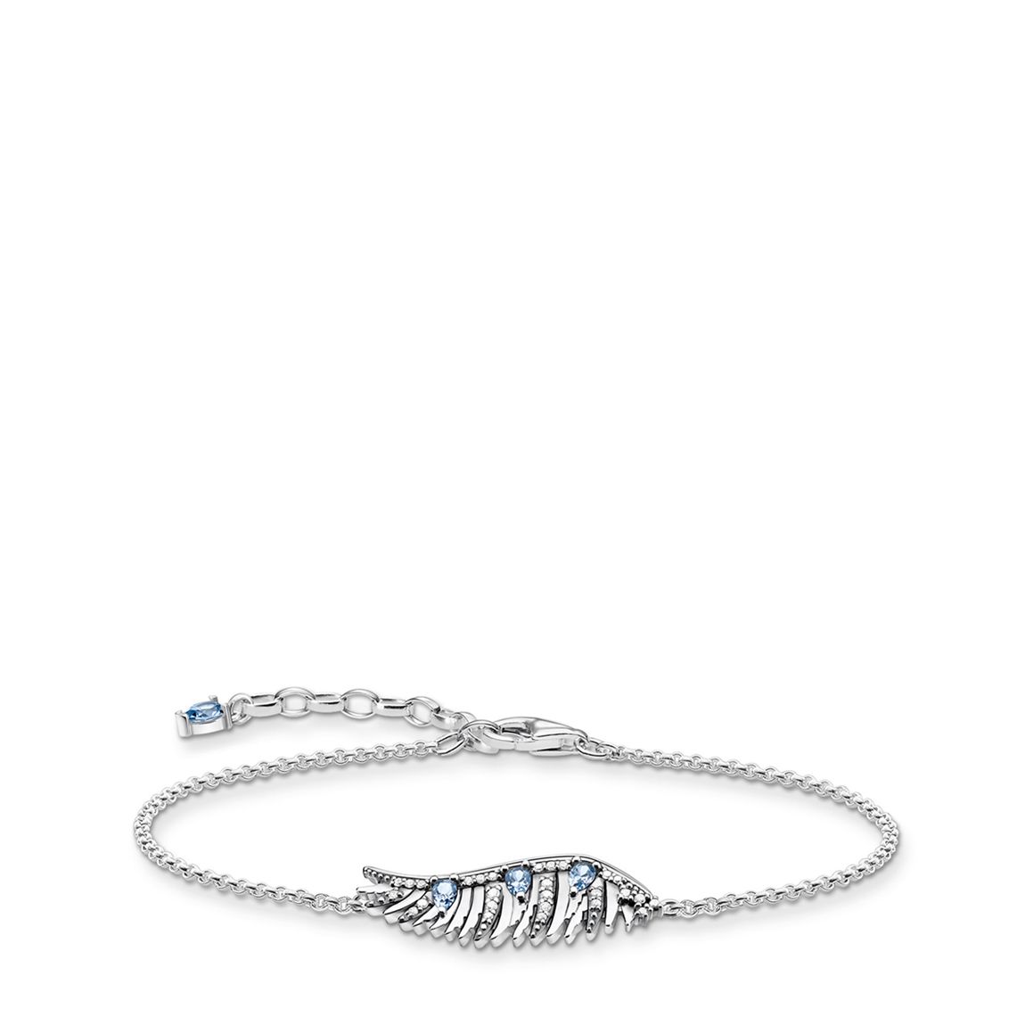 Light Blue Feather Glam & Soul Bracelet main product photo