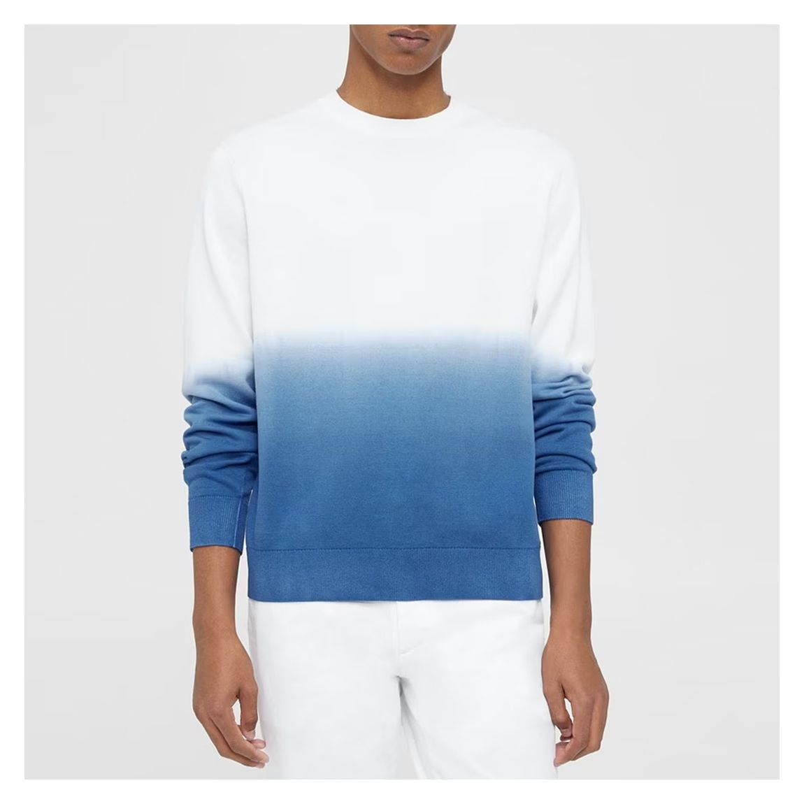 White Dip Dye Sweatshirt main product photo