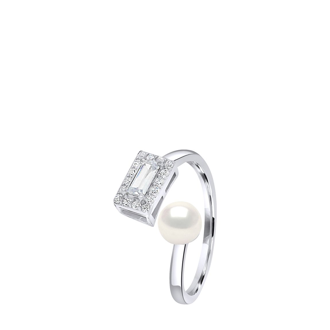 White Freshwater Pearl Ring 5-6 mm main product photo