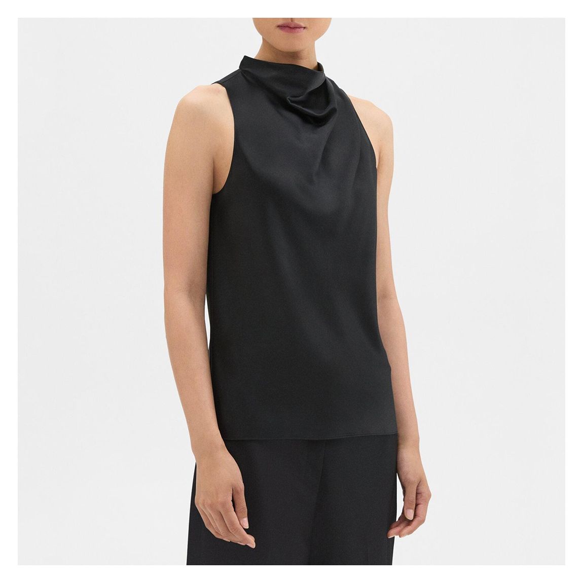 Black Cowl Neck Blouse main product photo
