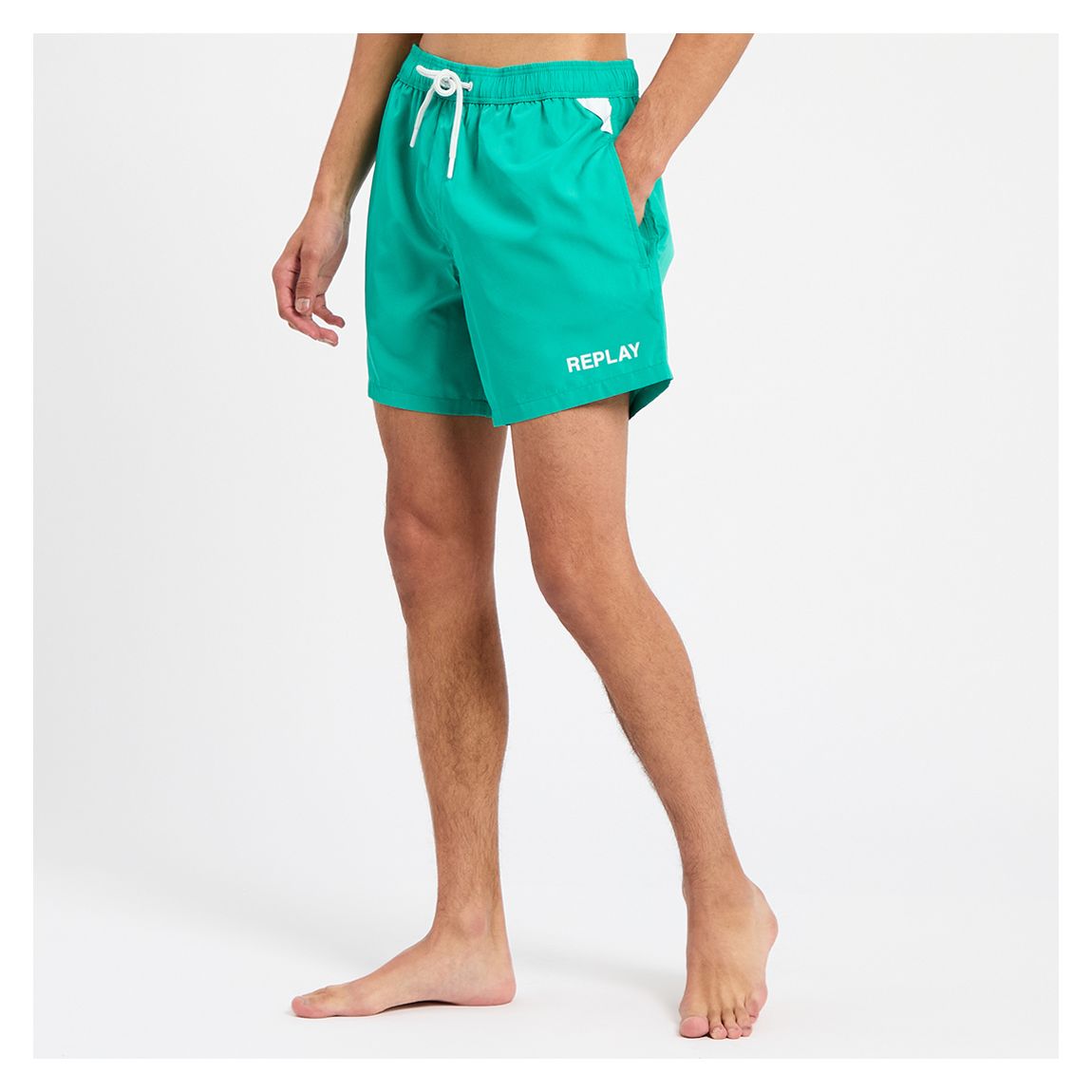 Green Swim Shorts main product photo