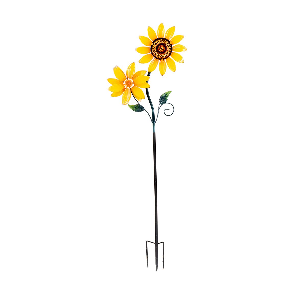Sunflower Glass Wind Spinner main product photo