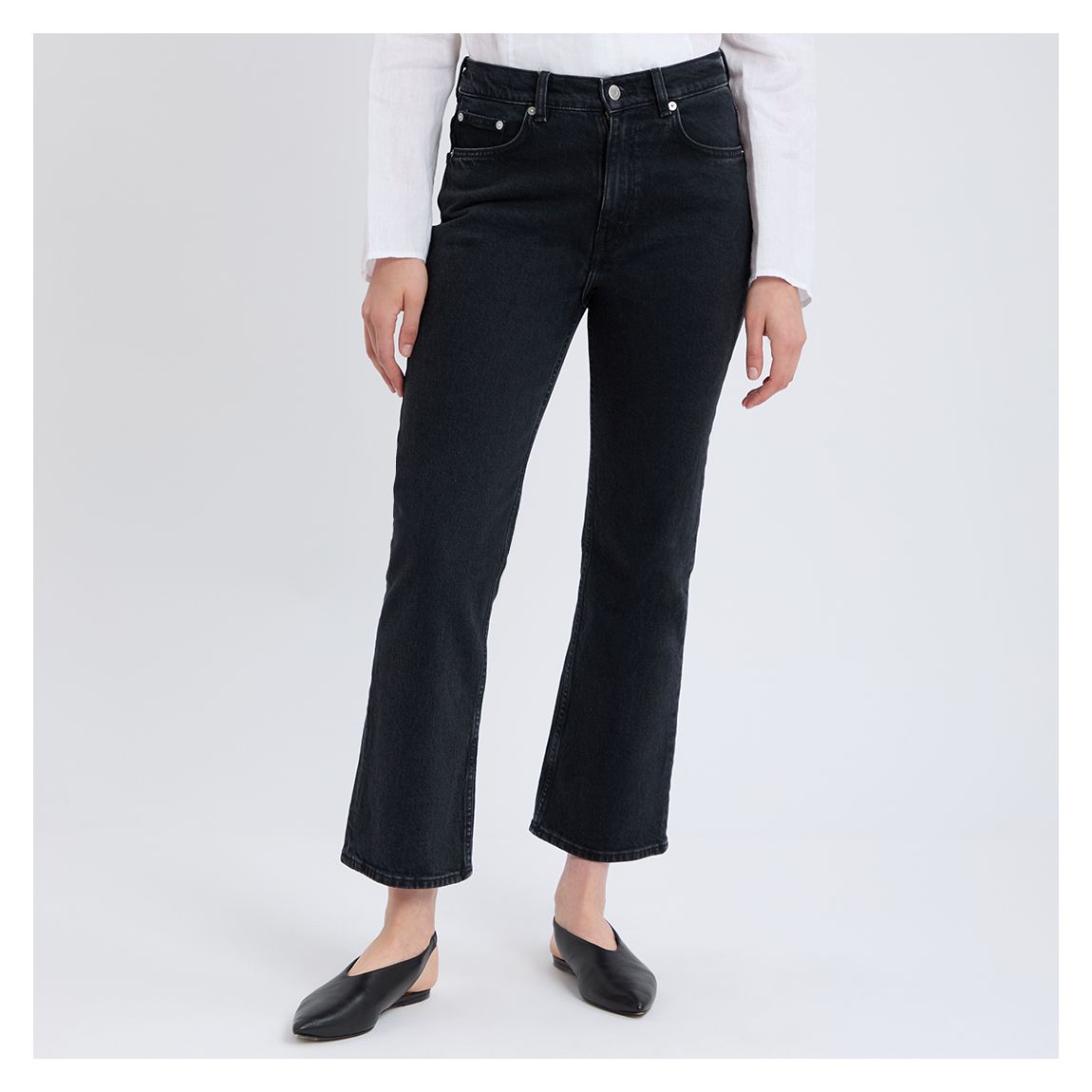 Black Flared Jeans main product photo