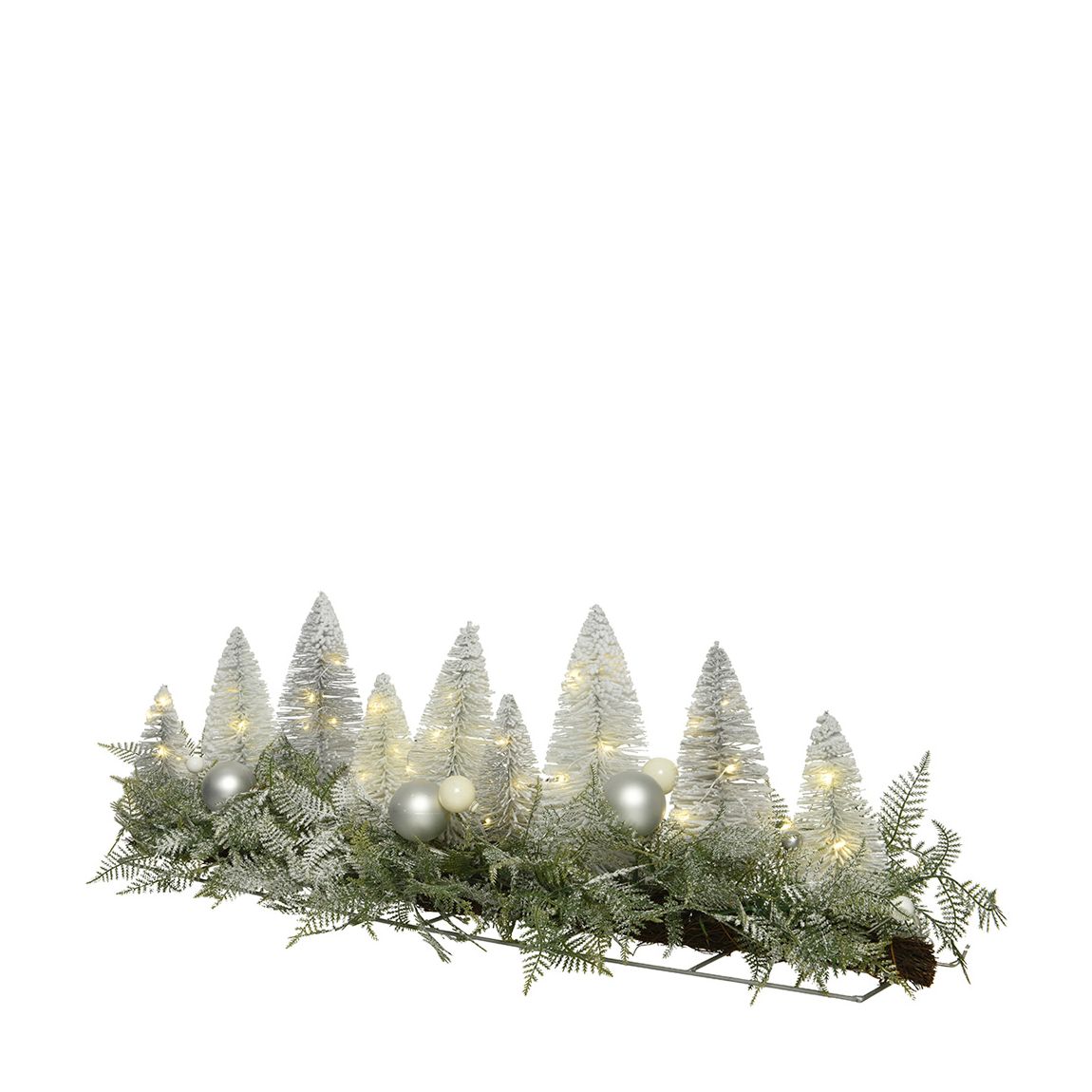 Light Up Brush Trees Light Up Table Piece, Green main product photo