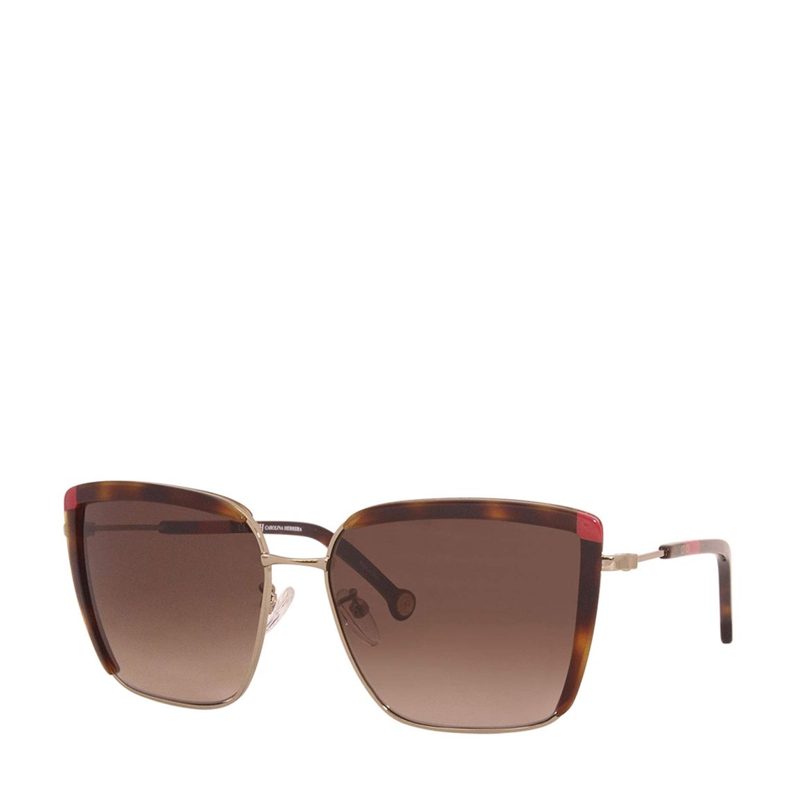 Women's Brown Carolina Herrera Sunglasses 57mm main product photo