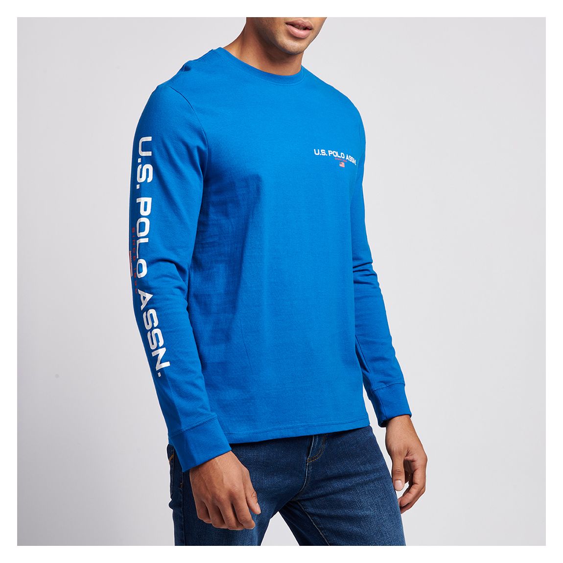 Blue Side Arm Logo Cotton Top main product photo