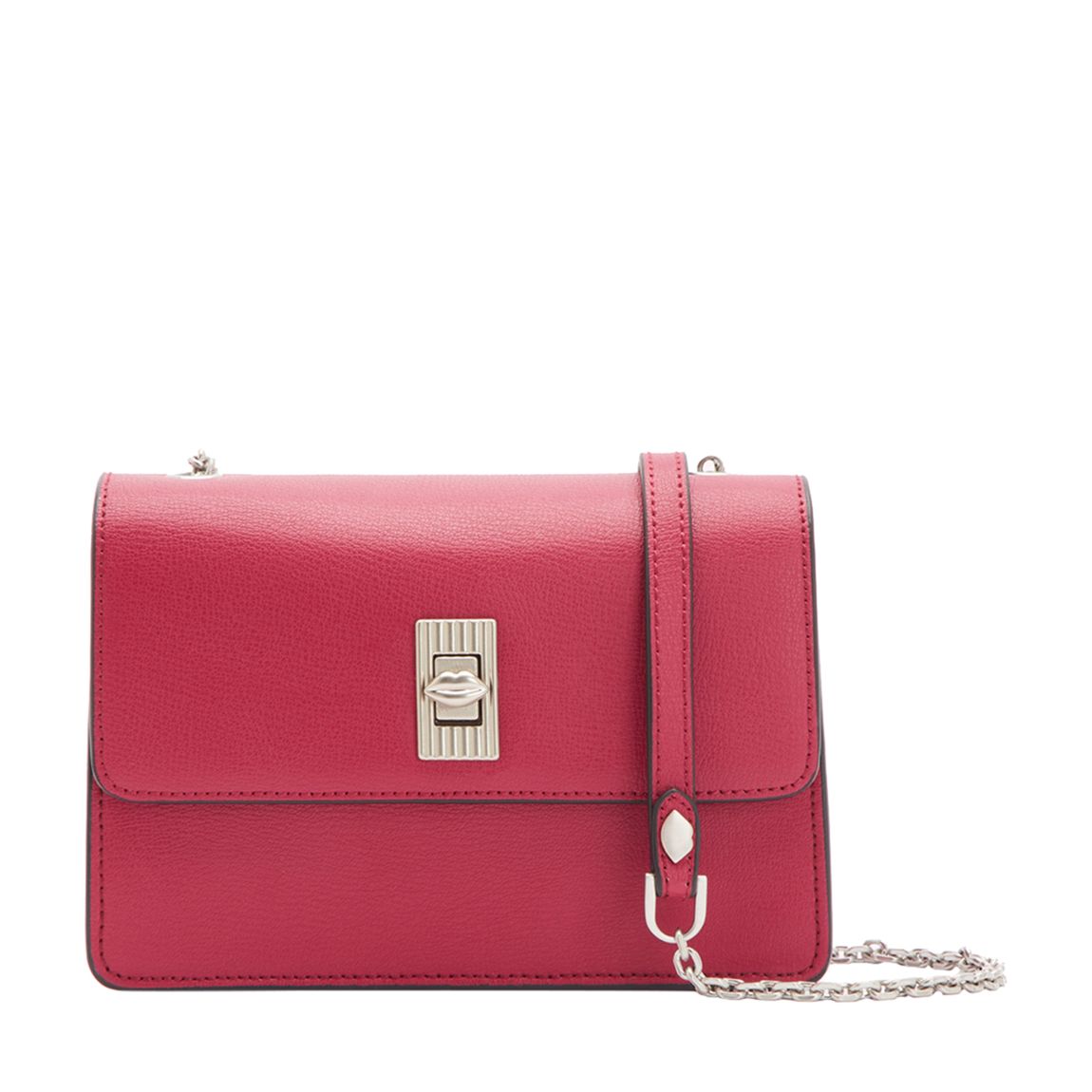 Raspberry Leather Polly Crossbody Bag main product photo