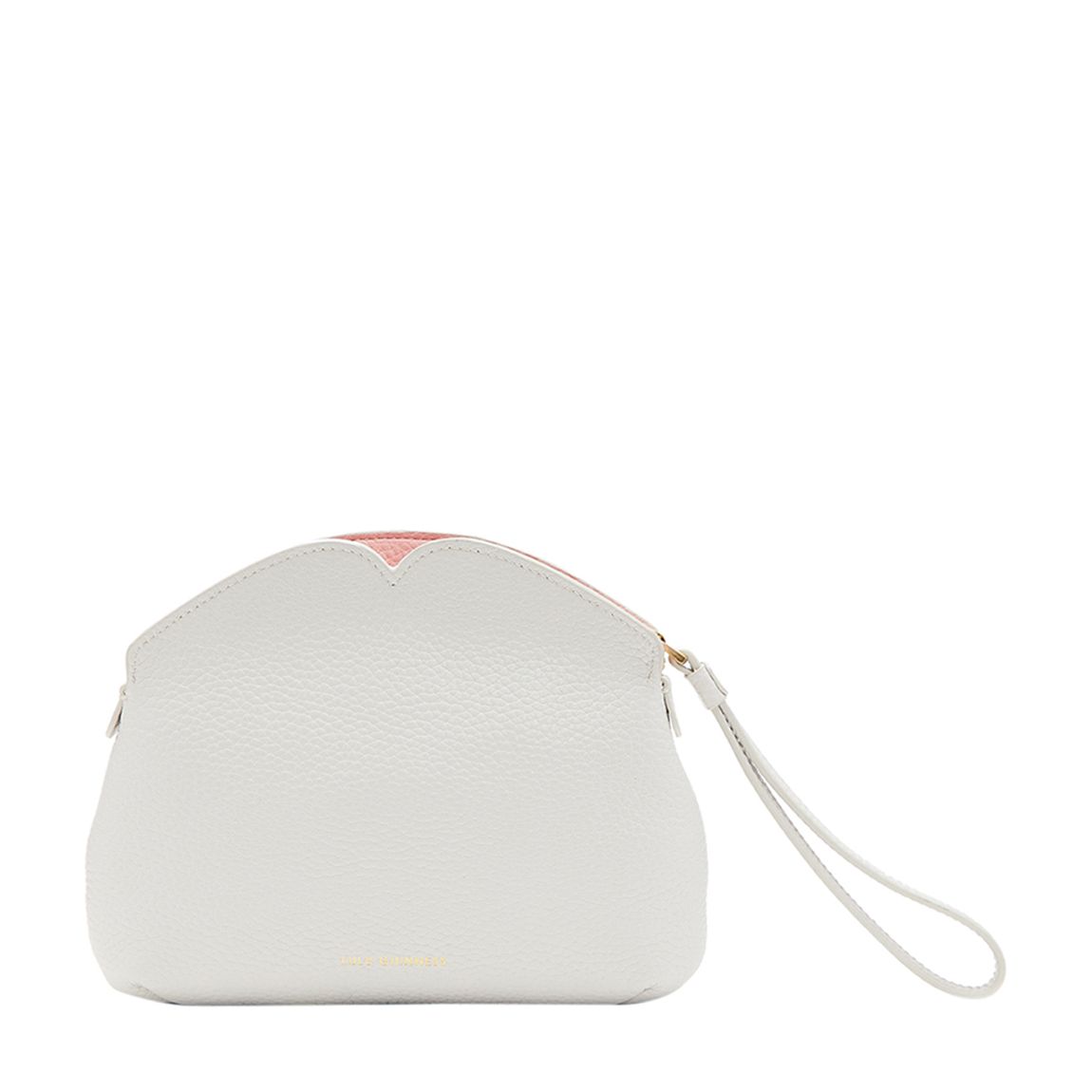 Oyster And Dusky Pink Peekaboo Lip Clover Clutch main product photo