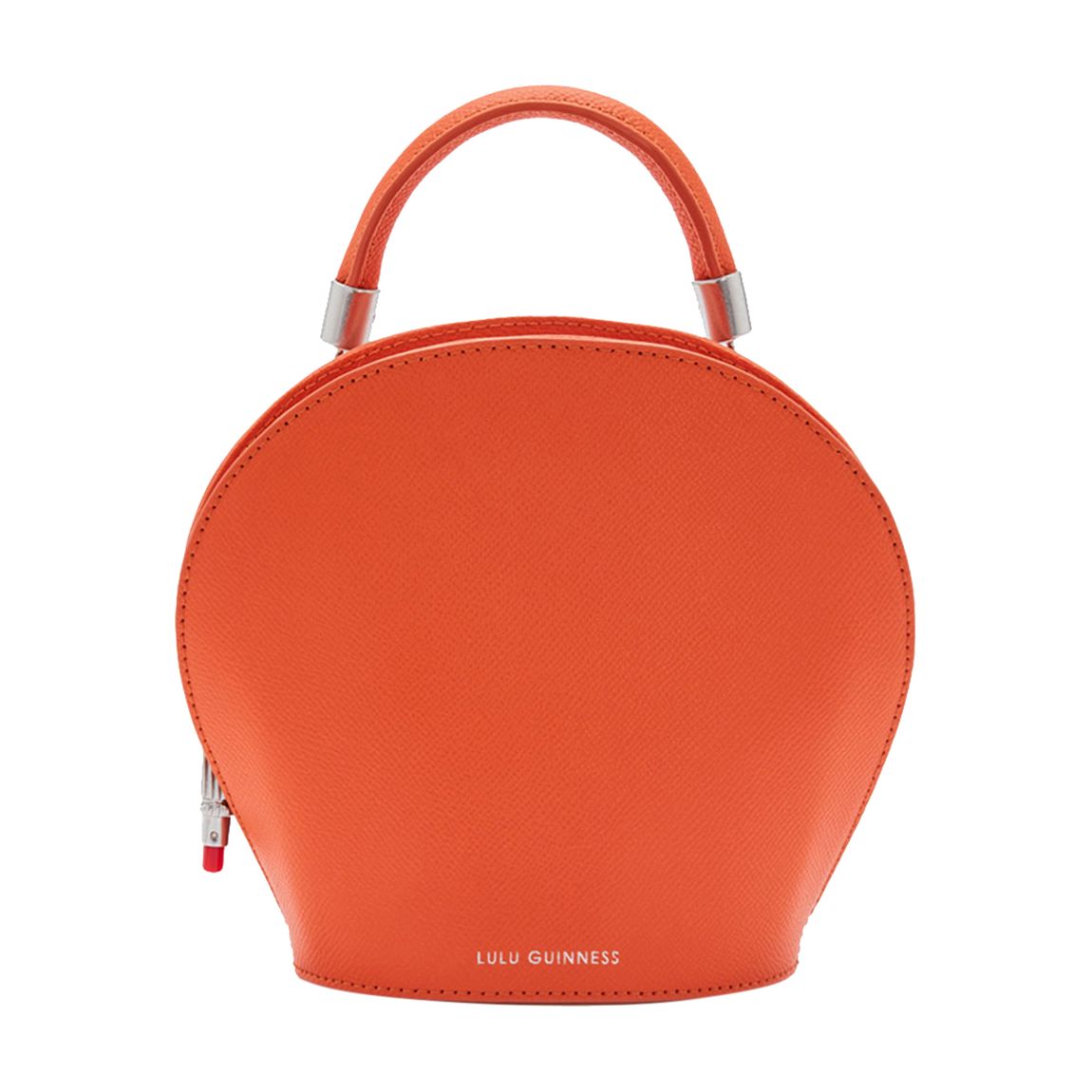 Clementine Orange Leather Willow Handbag main product photo