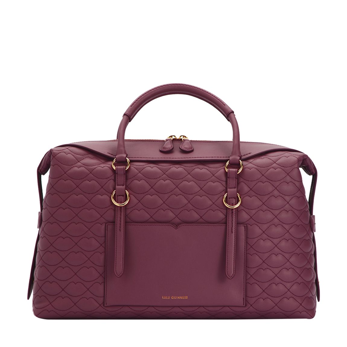 Peony Quilted Lip Taylor Leather Handbag main product photo