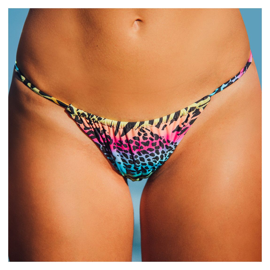 Multi Rainbow Bahia Bikini Bottoms main product photo