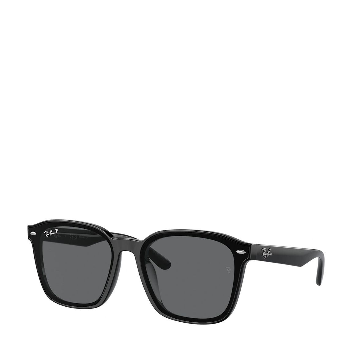 Matte Black Square Sunglasses 56mm main product photo