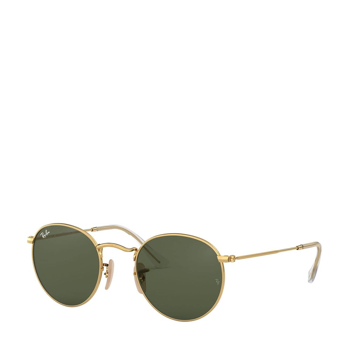 Black Round Flat Lenses Sunglasses 53mm main product photo