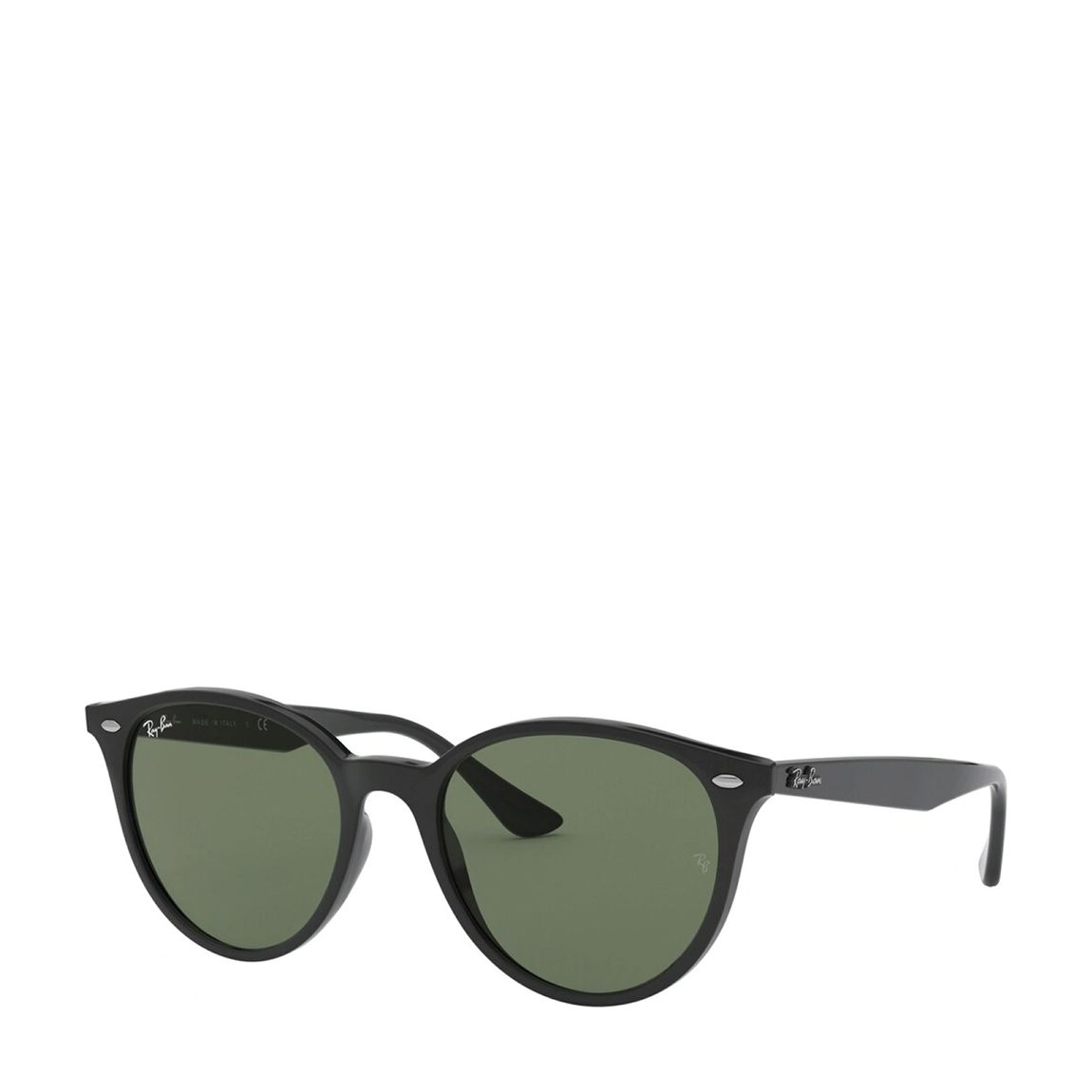 Black Round Flat Lenses Sunglasses 53mm main product photo
