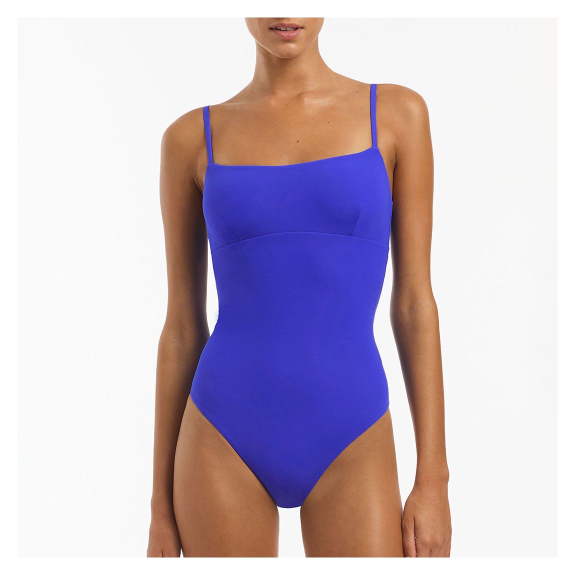 Blue Jetset Tank Swimsuit main product photo