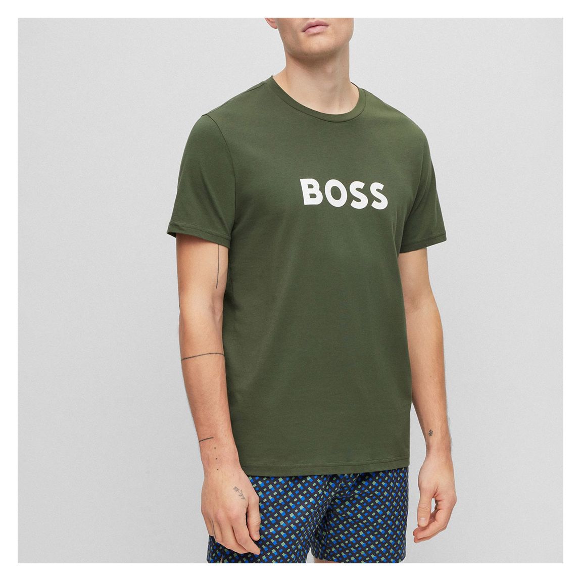 Dark Green Regular Fit Cotton T-Shirt main product photo