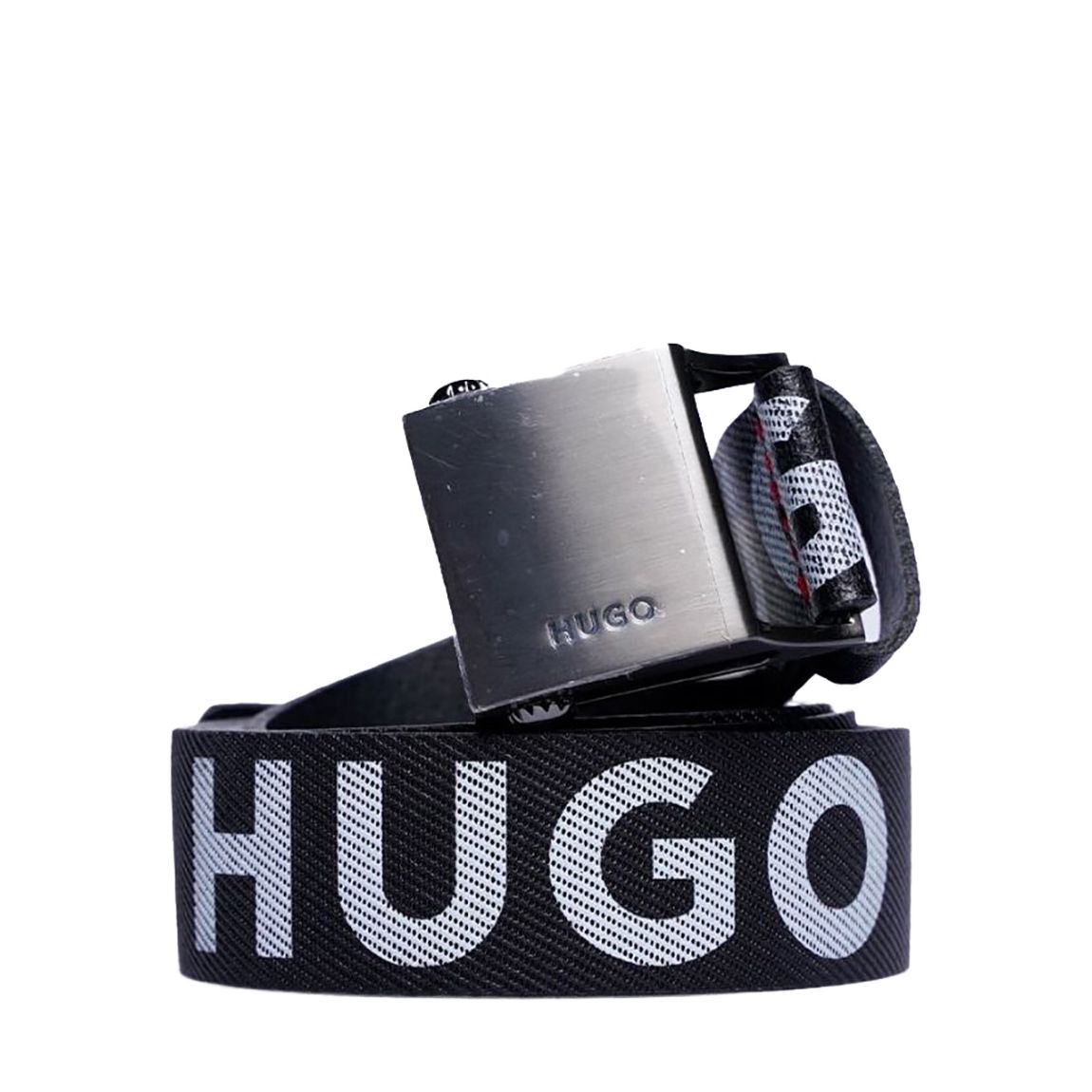Black Buckle Leather Belt main product photo