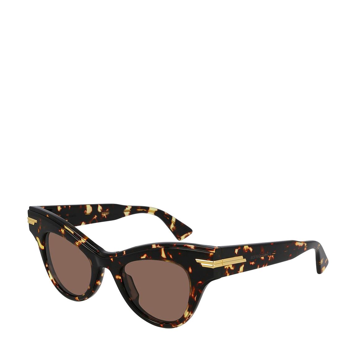 Womens Bottega Veneta Brown Sunglasses 47mm main product photo