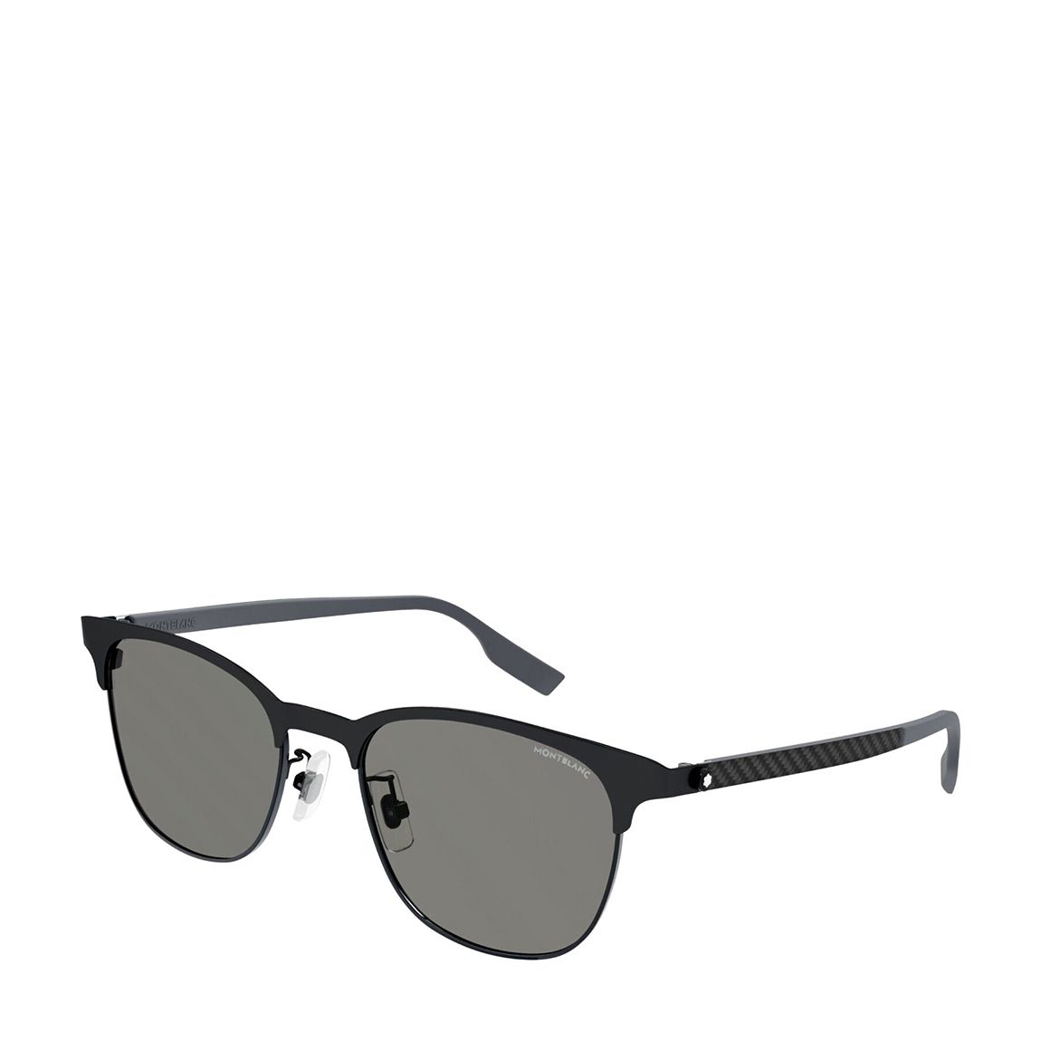 Mens Montblanc Black Sunglasses 53mm main product photo