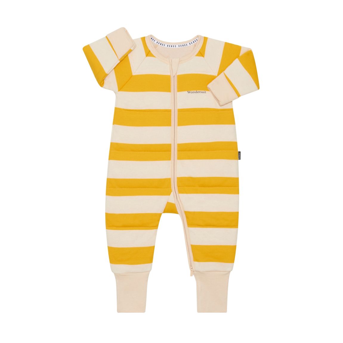 Yellow Padded Cotton Blend Wondersuit main product photo