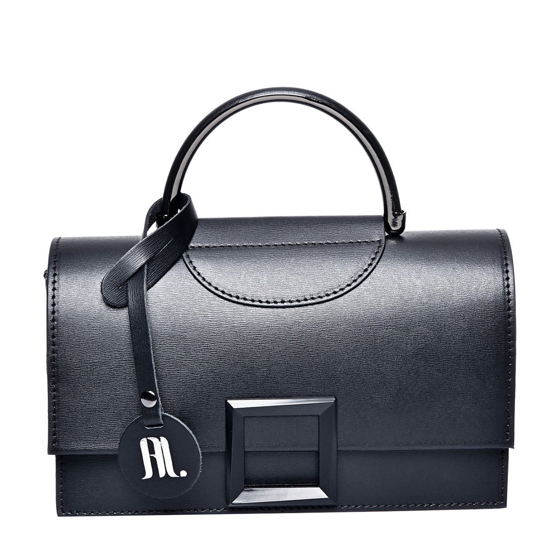Black Leather Handbag main product photo