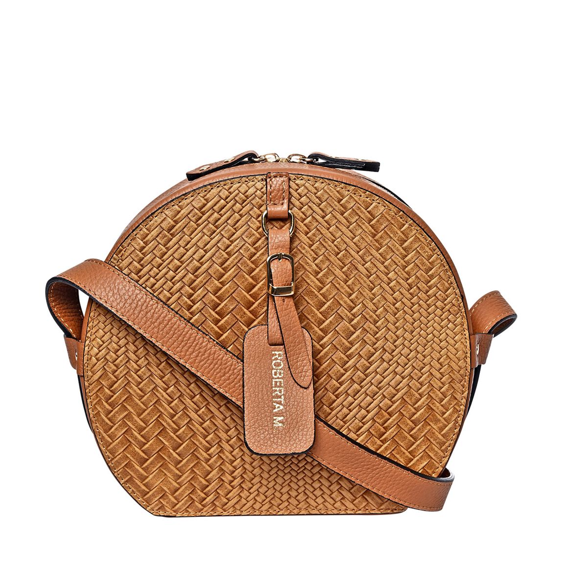 Brown Italian Leather Shoulder Bag main product photo